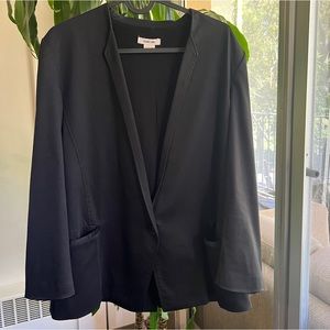 Helmut Lang lightweight long blazer single button size M